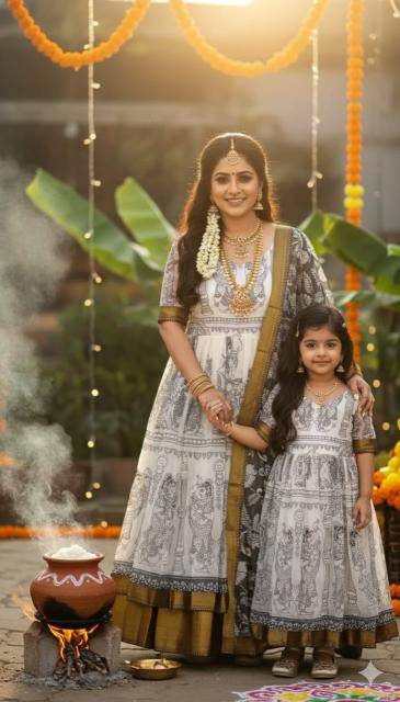 NEW LAUNCING KIDS GOWN chanderi Cheap kids wear wholesale